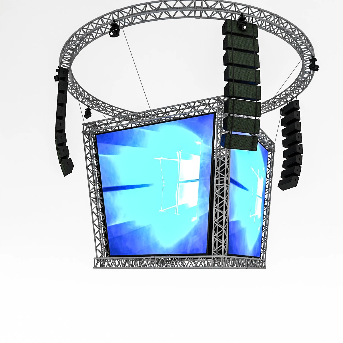 3Dボクシングスコアボード 3Dモデル .c4d .max .obj .3ds .fbx .stl .blend 