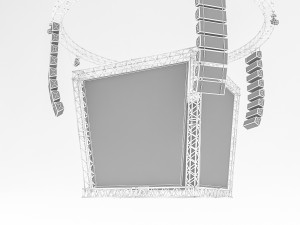 3d boxing scoreboard 3D Model