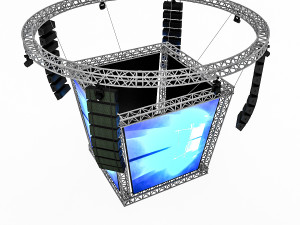 3d boxing scoreboard 3D Model