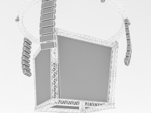 3d boxing scoreboard 3D Model