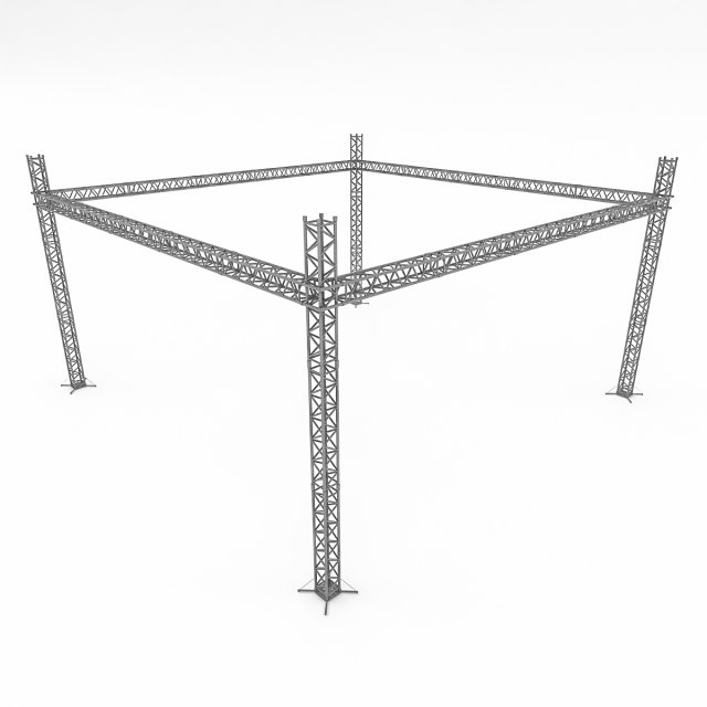 modular scaffolding model Model 3D .c4d .max .obj .3ds .fbx .stl .blend