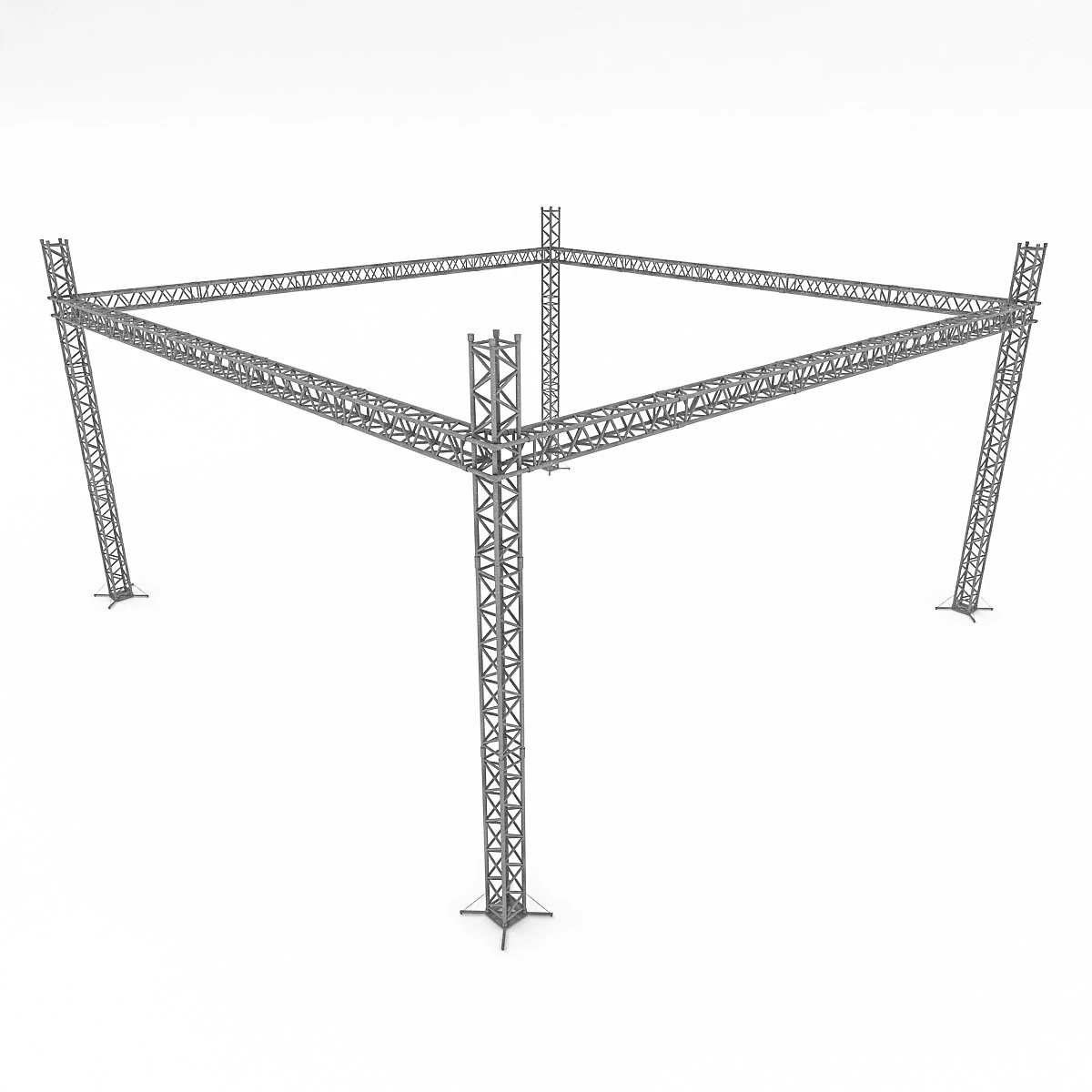 modular scaffolding model 3D Model .c4d .max .obj .3ds .fbx .stl .blend 