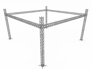 модель модульного риштування 3D Модель