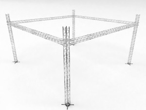 modular scaffolding model Model 3D