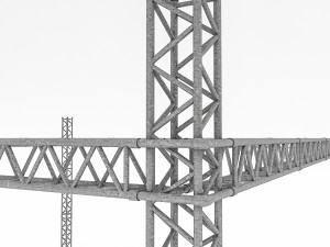 modular scaffolding model Model 3D