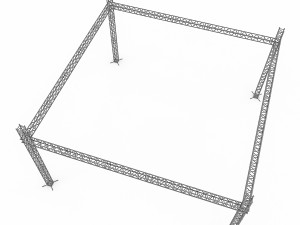 modular scaffolding model Model 3D