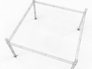 modular scaffolding model Model 3D