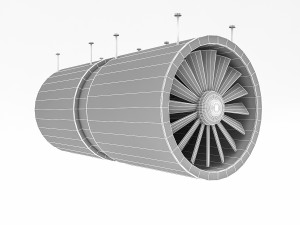 tunnel ventilation fan model Modèle 3D