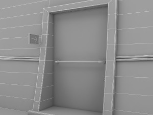 fire exit 3D Model