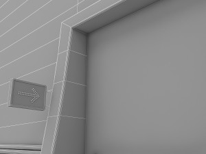 fire exit 3D Model