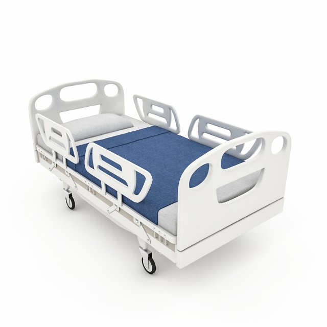 3d intensive care bed model Modèle 3D .c4d .max .obj .3ds .fbx .stl .blend 
