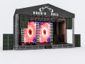 3d concert stage 3Dモデル