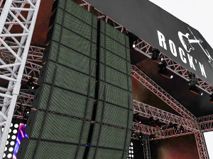 3d concert stage 3D Model