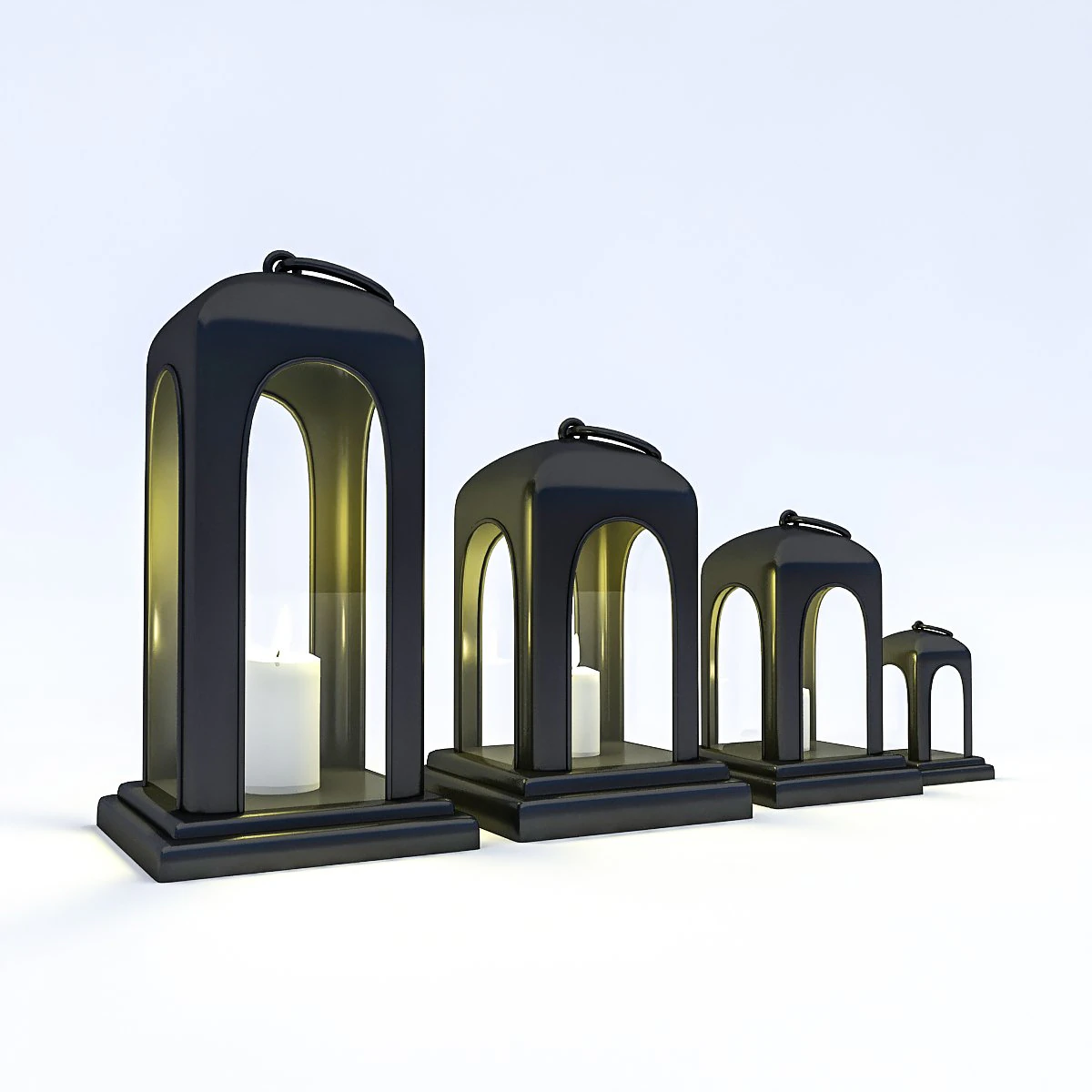 candle holder 01 3D Model .c4d .max .obj .3ds .fbx .stl .blend