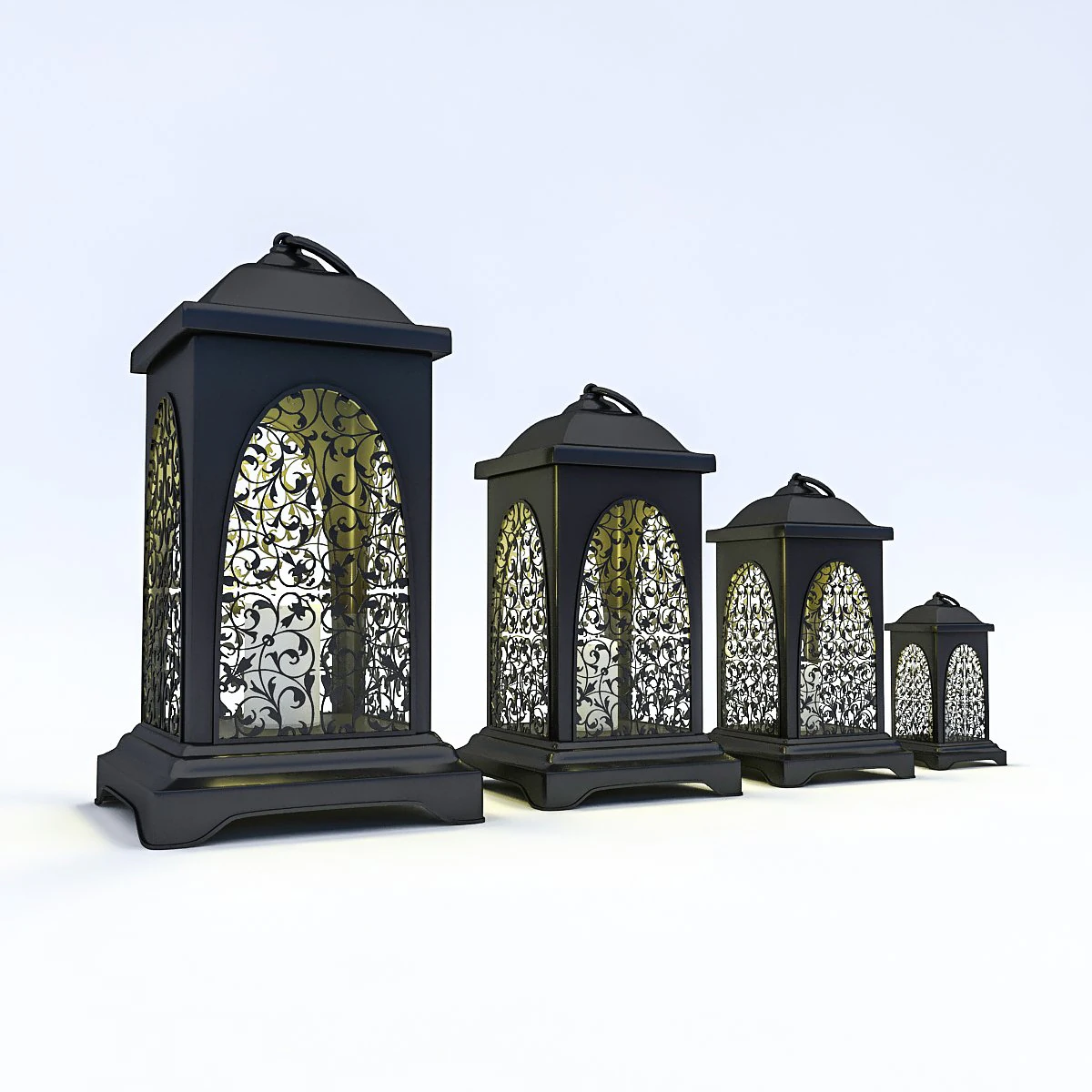 candle holder 02 3D Model .c4d .max .obj .3ds .fbx .stl .blend