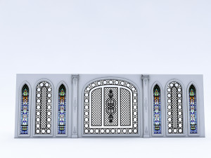 arabic wall panel 3D-Modell