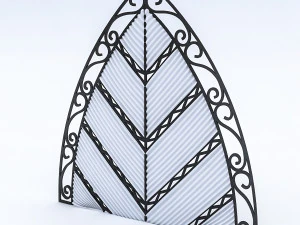 leaf wall panel 3D Model