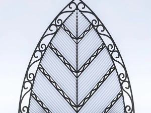 leaf wall panel 3D Model