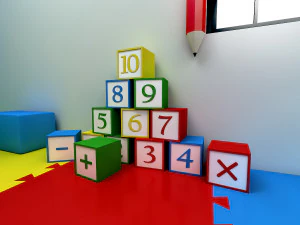 modelo 3d de jard&iacute;n de infantes Modelo 3D