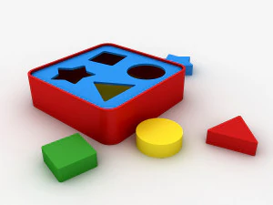 modelo 3d de jard&iacute;n de infantes Modelo 3D