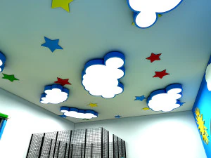 modelo 3d de jard&iacute;n de infantes Modelo 3D