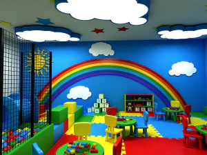 modelo 3d de jard&iacute;n de infantes Modelo 3D