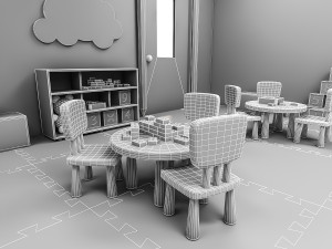 3d kindergarten model Model 3D