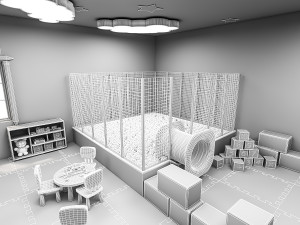3d kindergarten model Model 3D