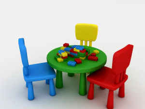 modelo 3d de jard&iacute;n de infantes Modelo 3D