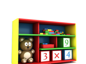 child room closet 3D Model