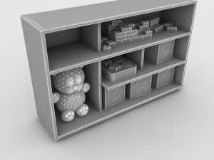 child room closet 3D 모델