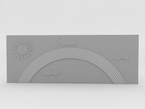 kindergarten wall 3D Model