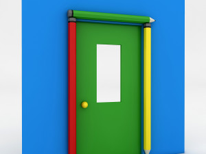 kindergarten door Modelo 3D