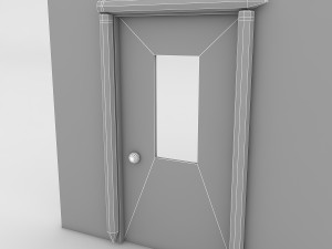 kindergarten door 3D Model