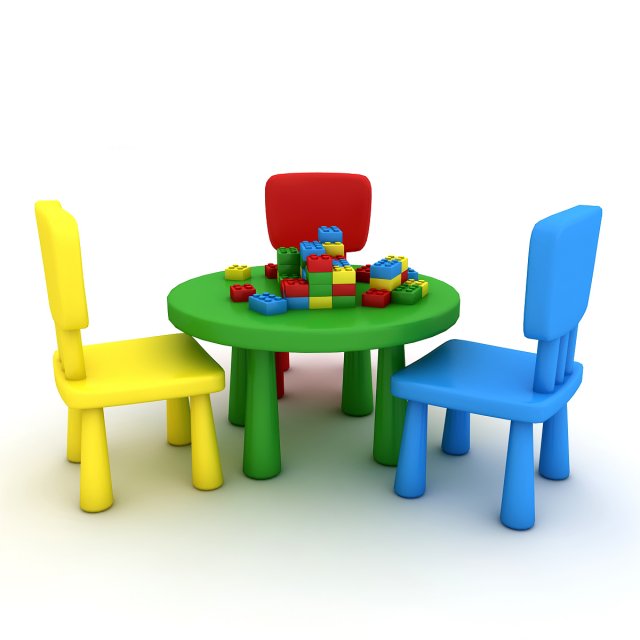 Kindergarten table clearance