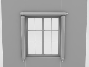kindergarten window 3D मॉडल