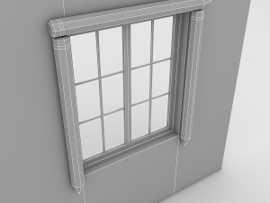 kindergarten window 3D मॉडल