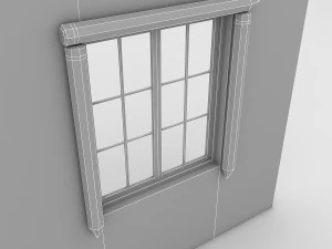kindergarten window 3D Model