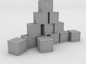kindergarten figures 3D Model