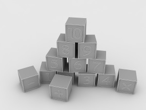 kindergarten figures 3D Model