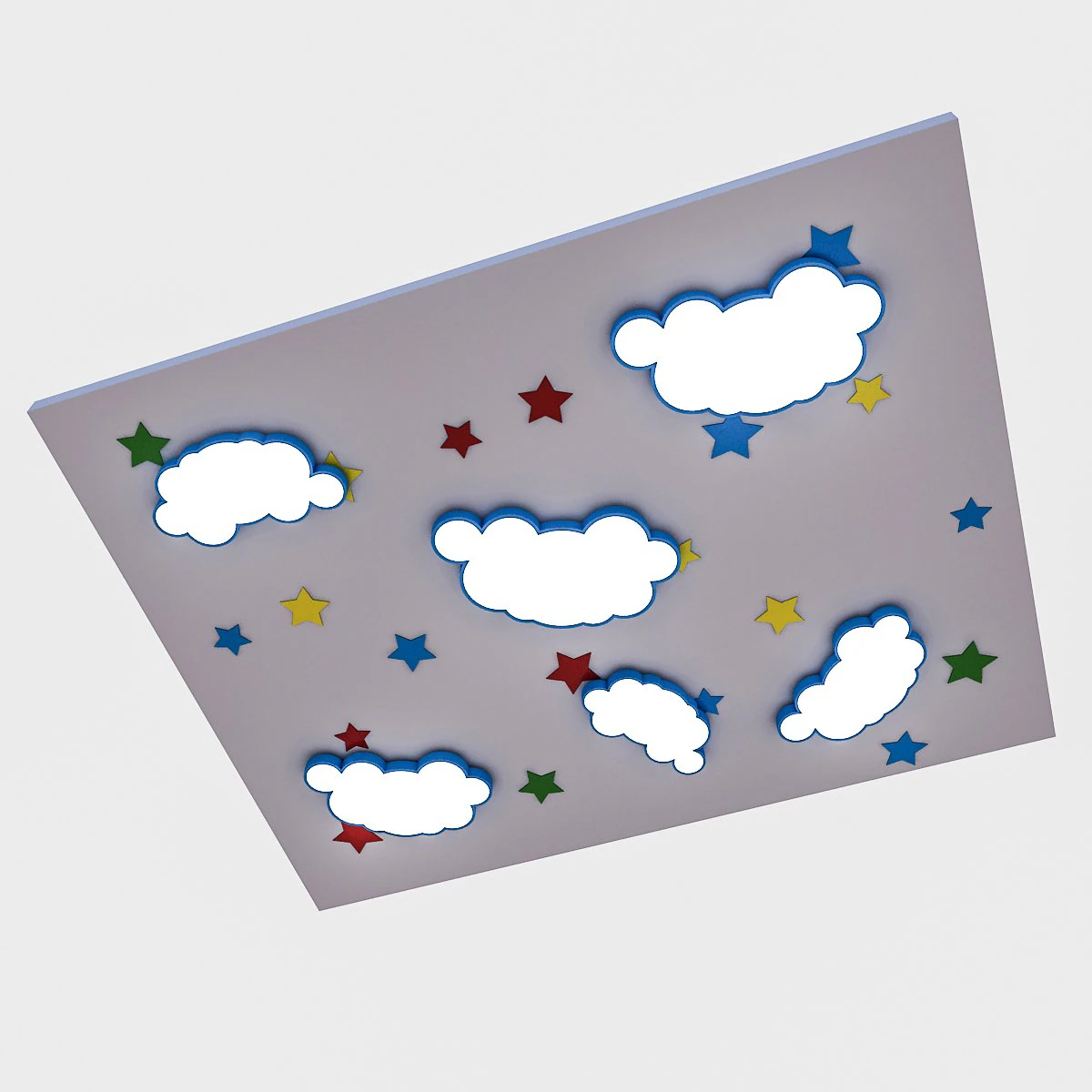 kindergarten ceiling 3D Model .c4d .max .obj .3ds .fbx .stl .blend 