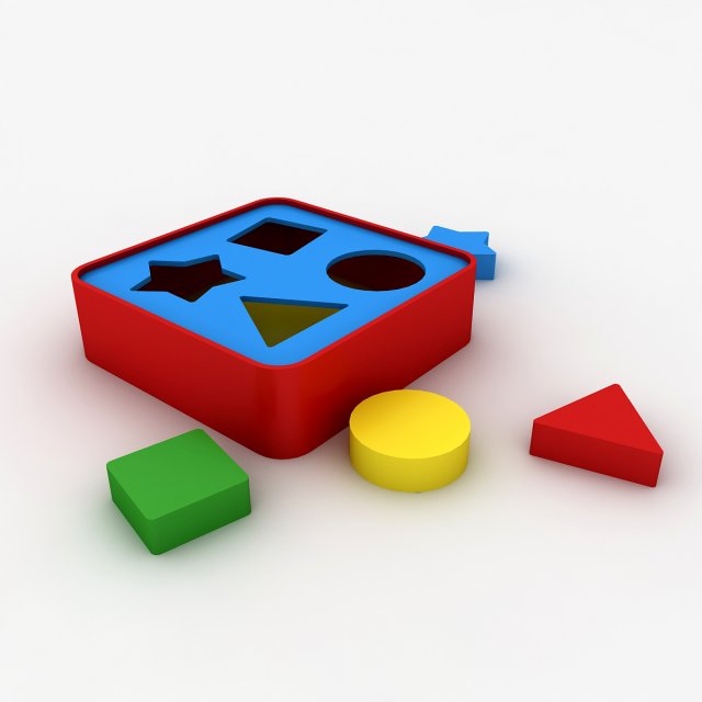 kindergarten door 3D Model .c4d .max .obj .3ds .fbx .stl .blend 