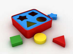 kindergarten door 3D Model