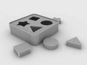 kindergarten door 3D Model