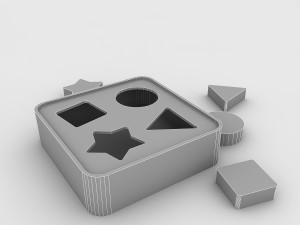 kindergarten door 3D Model