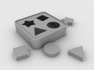 kindergarten door 3D Model