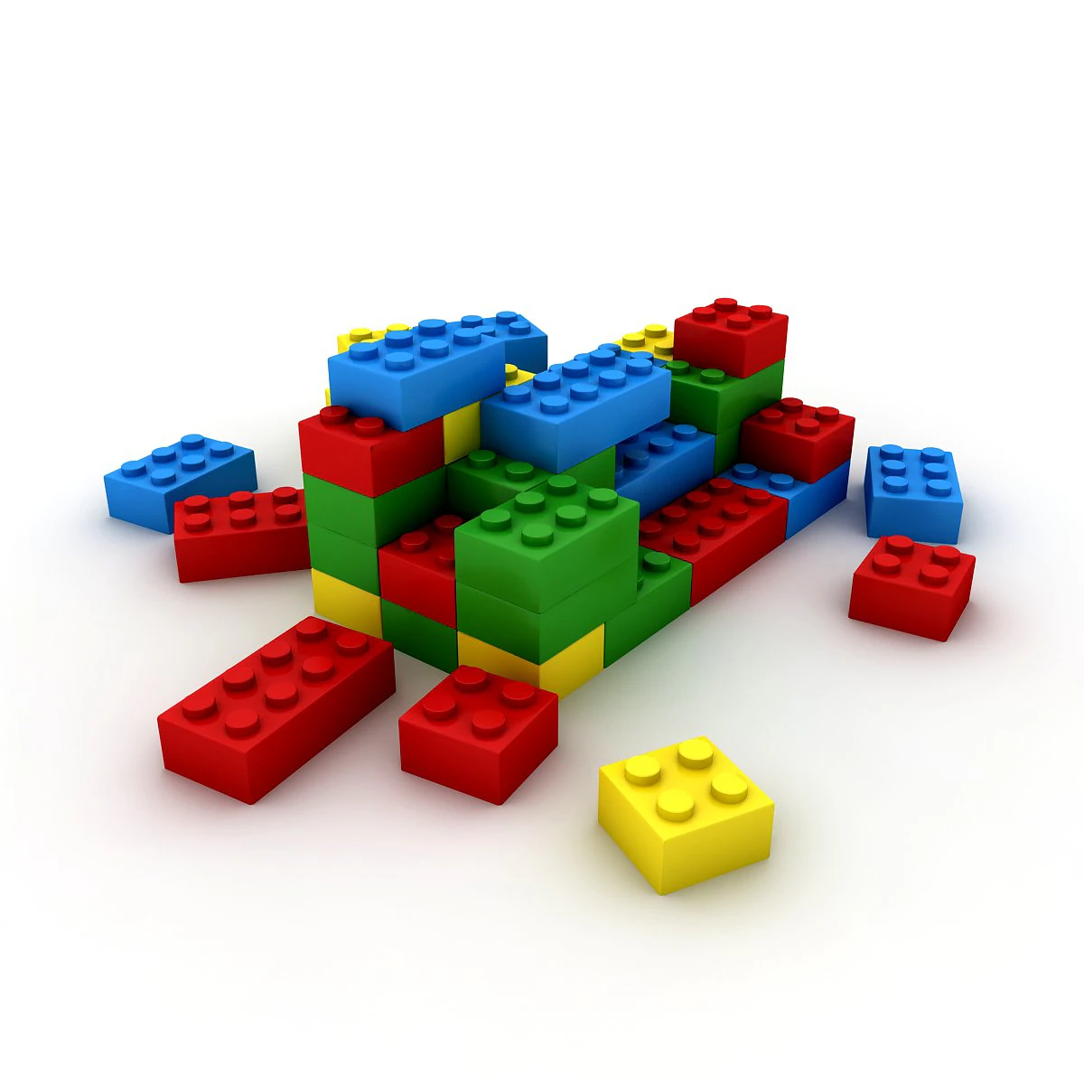 3d lego model 3D Model .c4d .max .obj .3ds .fbx .stl .blend 