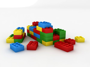 3d lego model Model 3D
