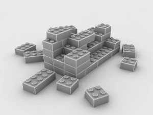 3d lego model 3D Model