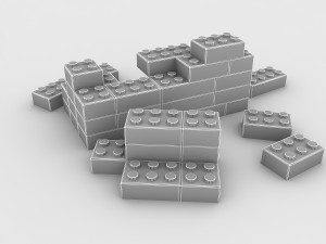 3d lego model Model 3D